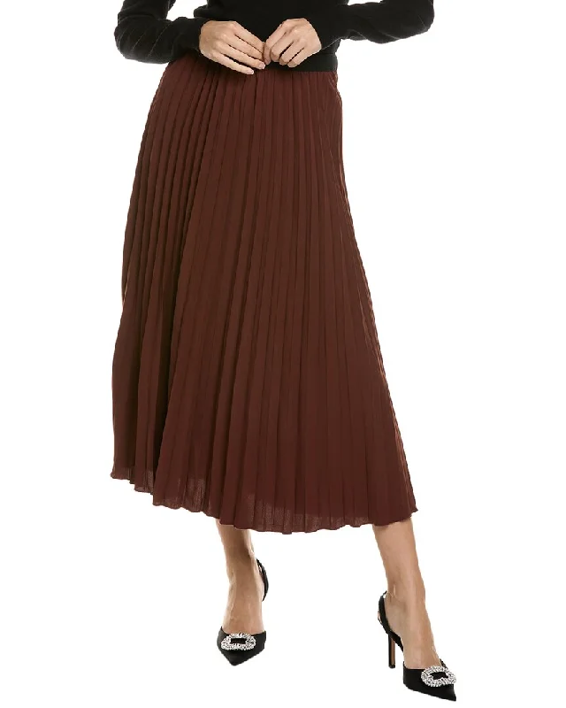 Yal New York Chiffon Pleated Skirt