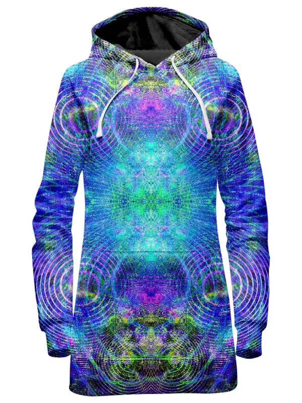 Blue Psycho Cosmos Hoodie Dress