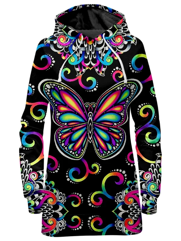 Butterfly Vibez Hoodie Dress