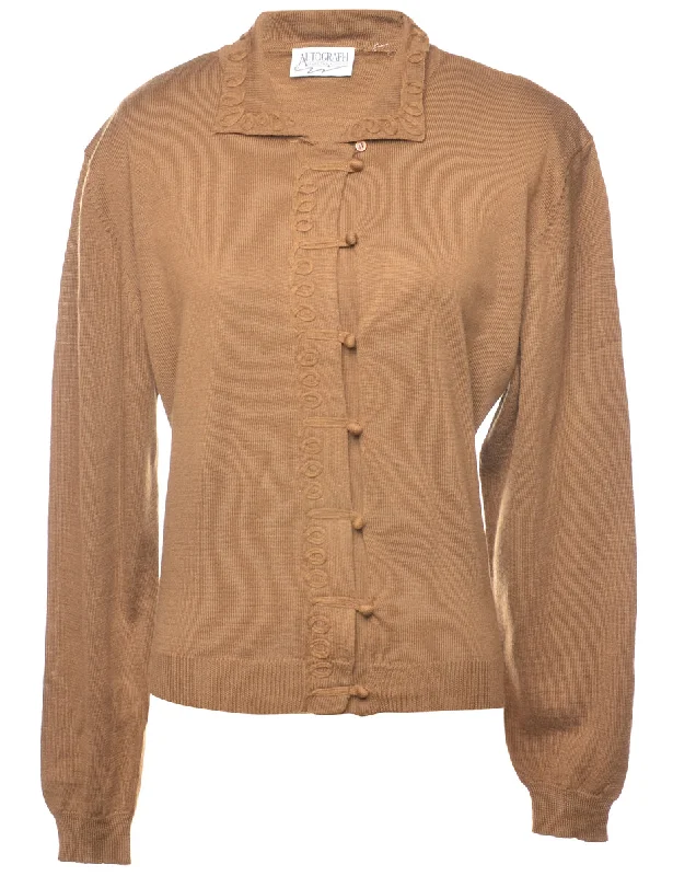 Button Front Cardigan - M