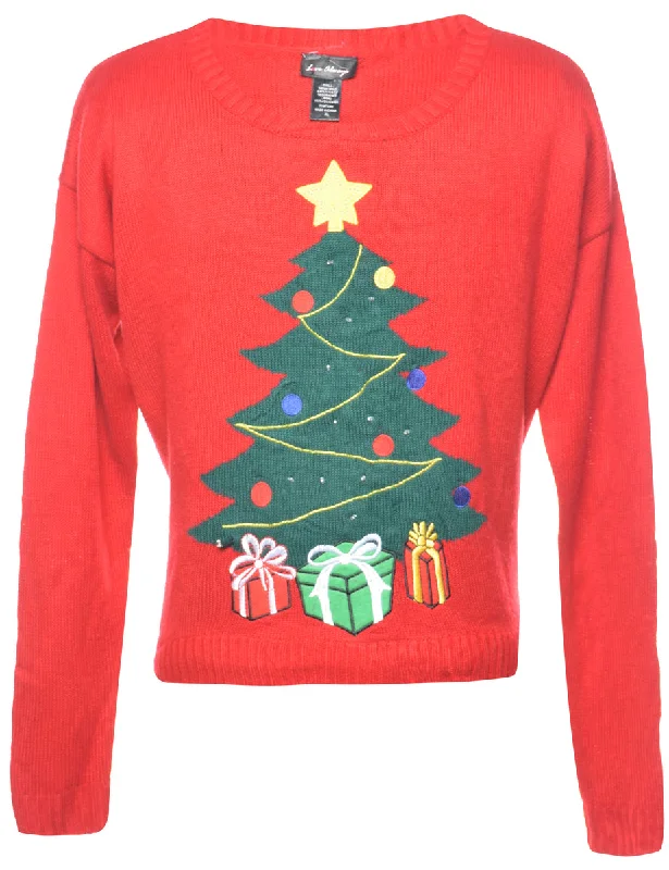 Christmas Tree Design Jumper - XL