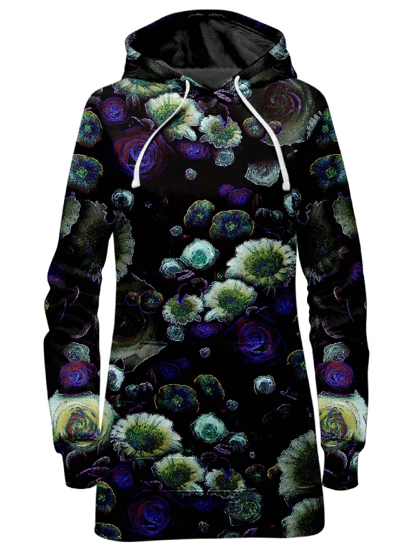 Dark Bloom Hoodie Dress