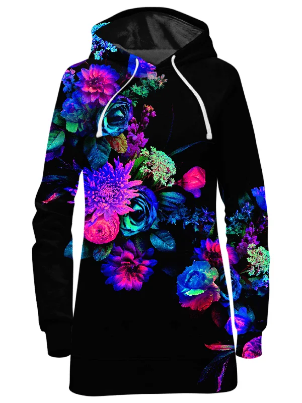 Darkest Bloom Hoodie Dress