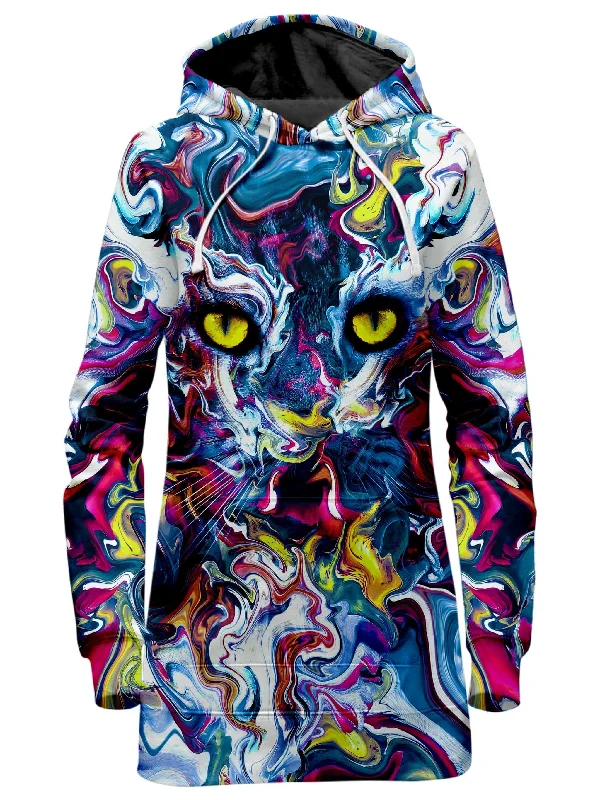 Feline Vision Hoodie Dress