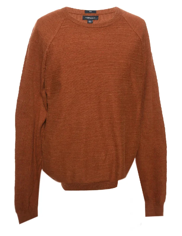 Fine Knit Jumper - L