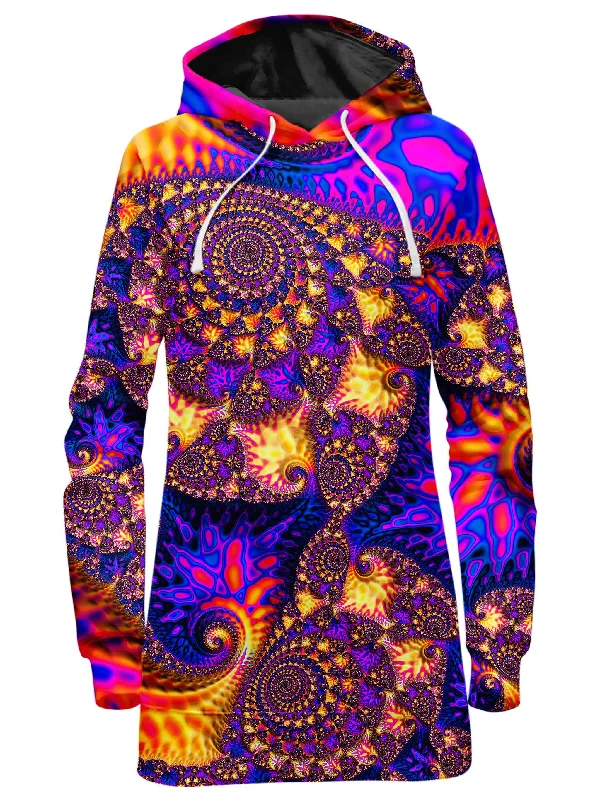 Fractal Forever Hoodie Dress