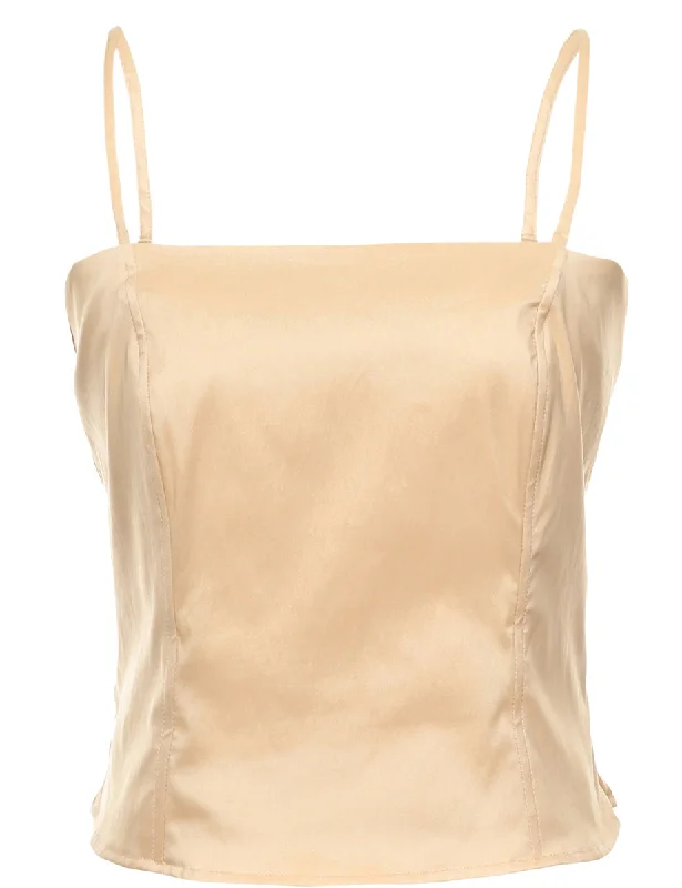 Gold Evening Top - S