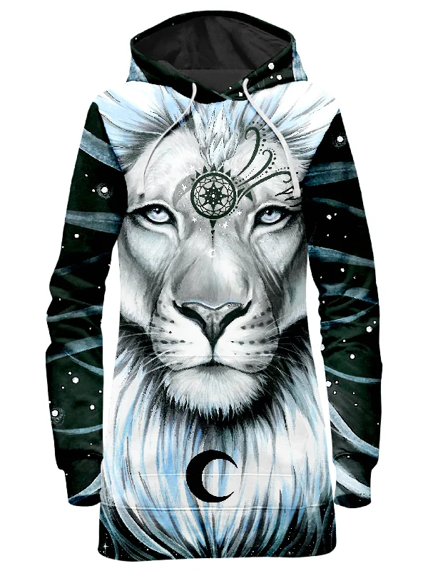 Lion Galaxy Hoodie Dress