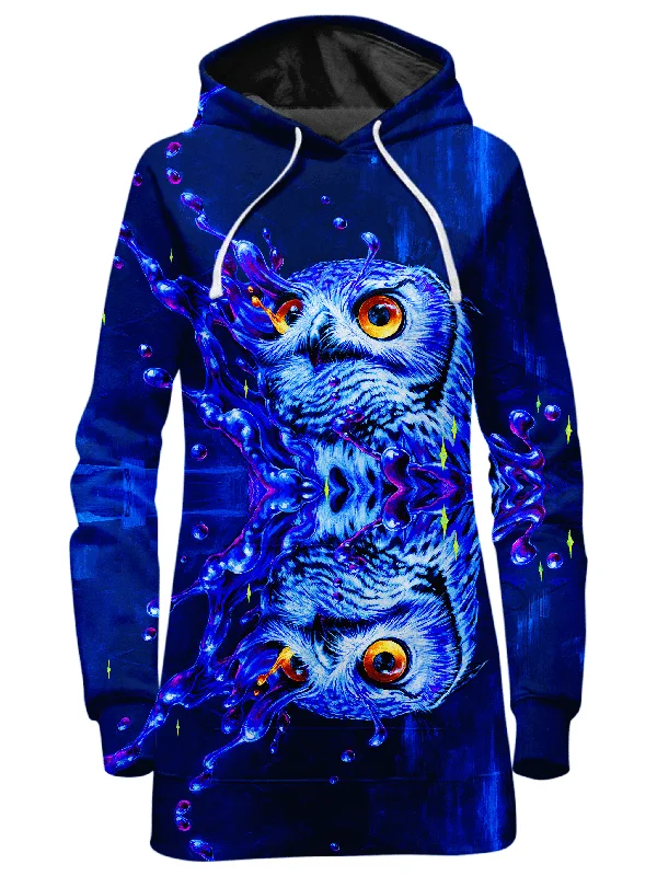 Lucid Owl Hoodie Dress