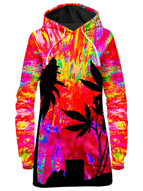 Miami Trees Hoodie Dress