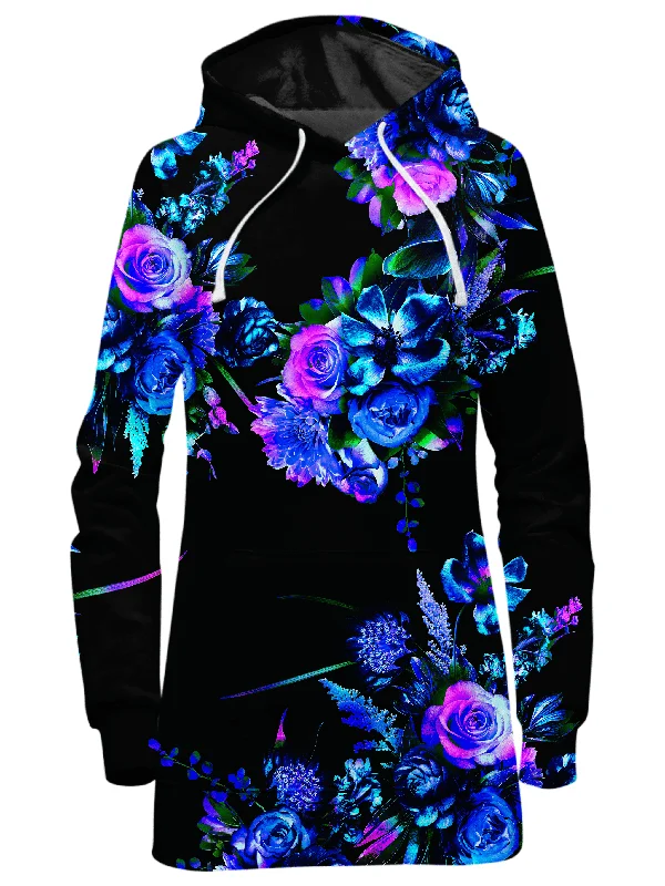 Midnight Garden Hoodie Dress