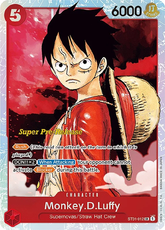 Monkey.D.Luffy (012) [Super Pre-Release Starter Deck: Straw Hat Crew]