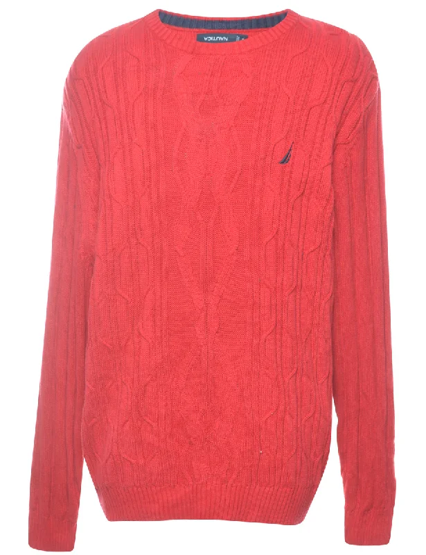 Nautica Red Jumper - XL