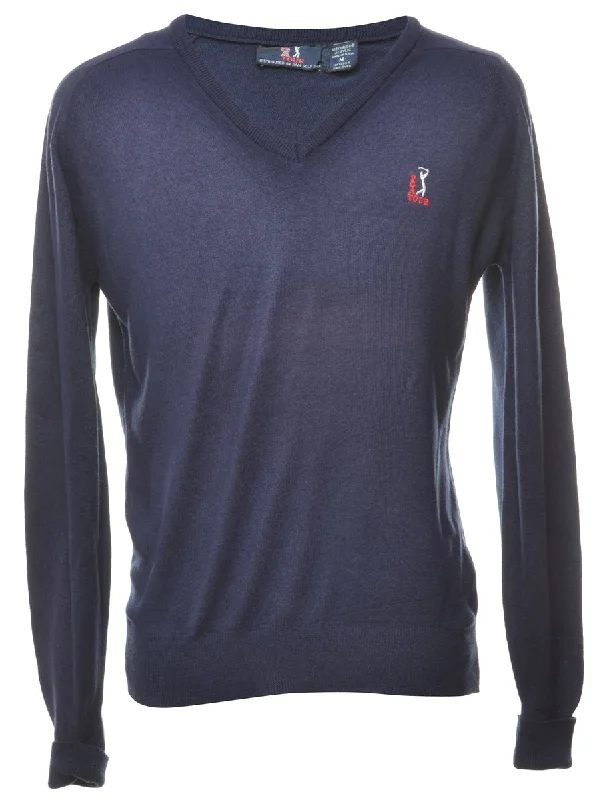 Navy Jumper - M