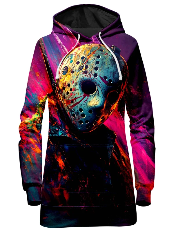 Neon Nightmare Hoodie Dress