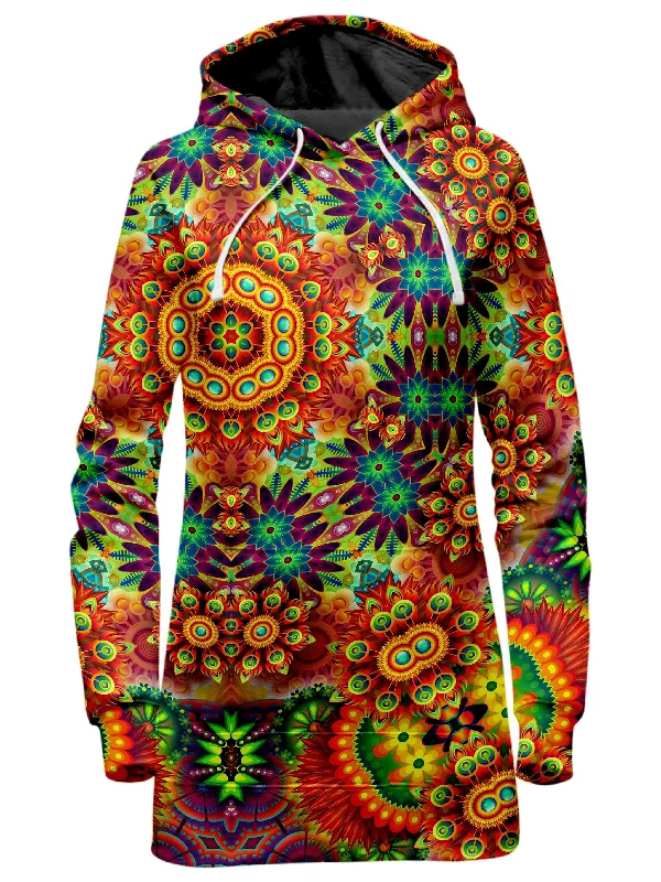 Ornate Color Journey Hoodie Dress