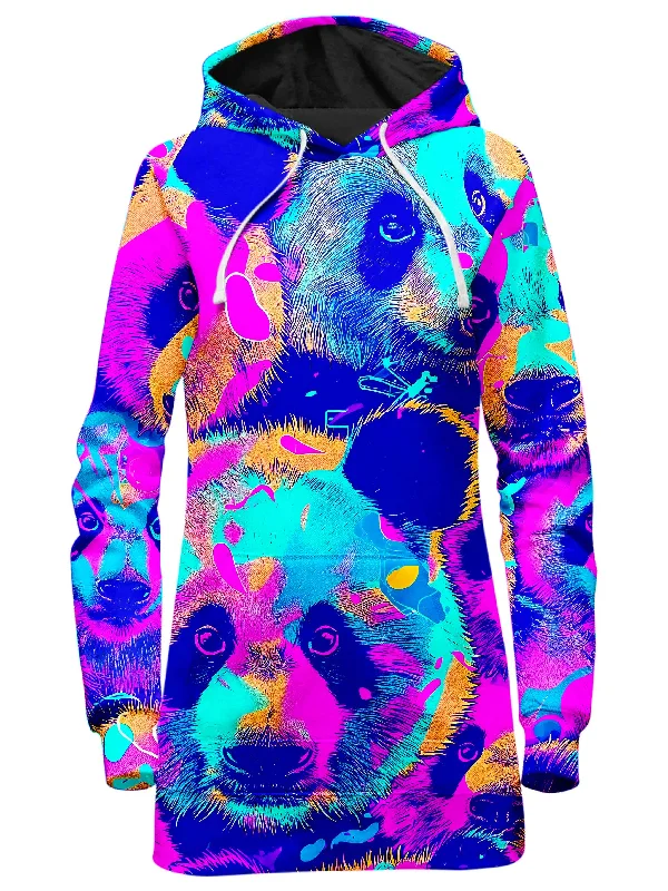 Panda Melt Hoodie Dress