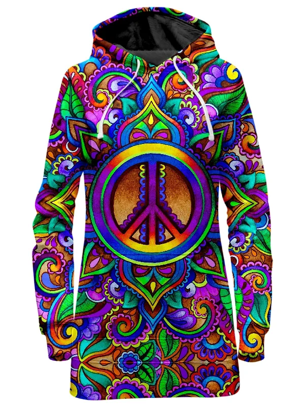 Peace Stock Hoodie Dress