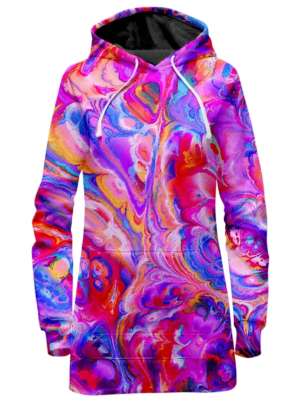 Plasma Flow Hoodie Dress