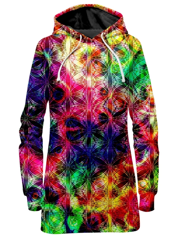 Psychedelic Flow Hoodie Dress