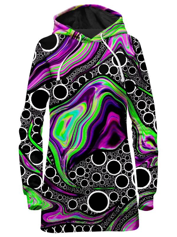 Purple Vision Hoodie Dress