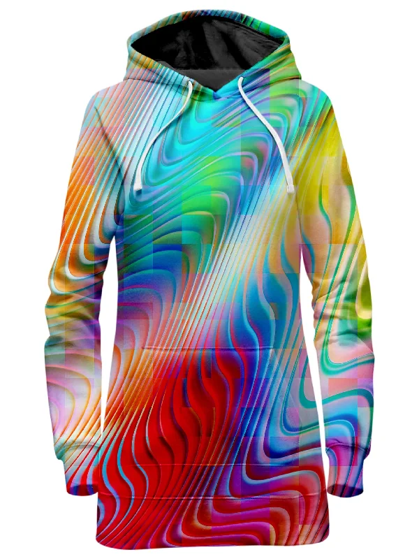 Rainbow Prism Hoodie Dress