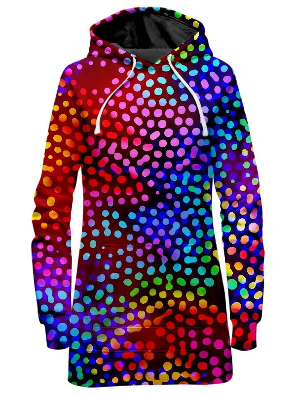 Solar Dots Hoodie Dress