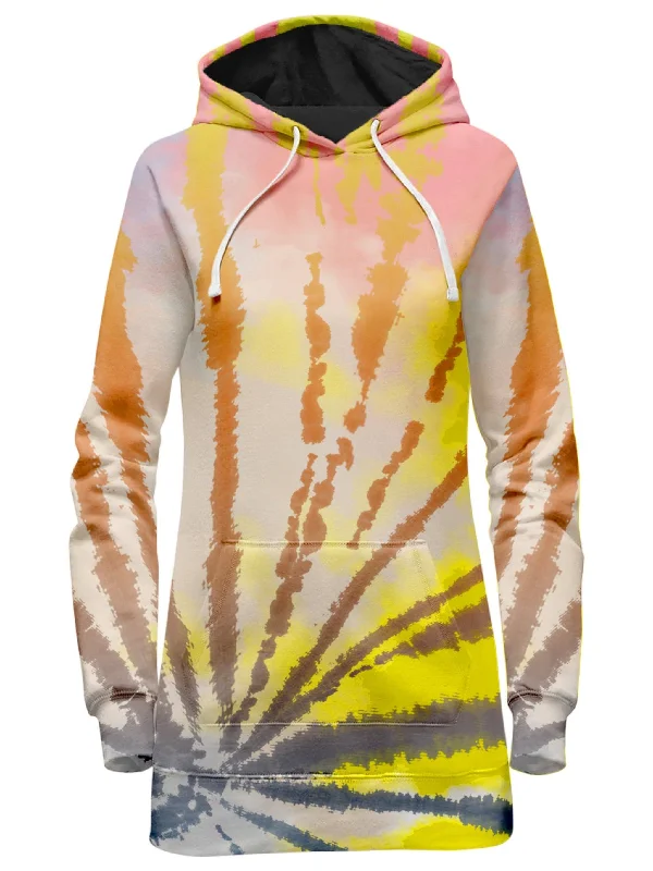 Sunrise Tie Dye Hoodie Dress