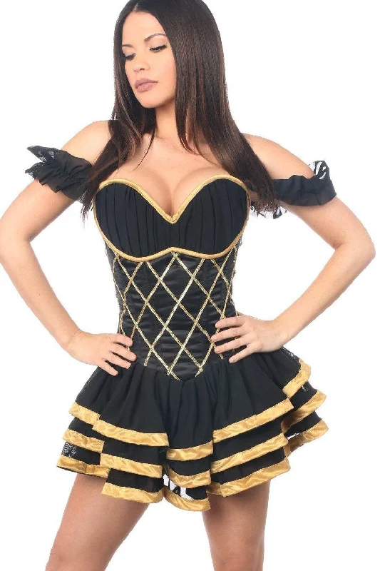 Top Drawer Steel Boned Egyptian Corseted Dress