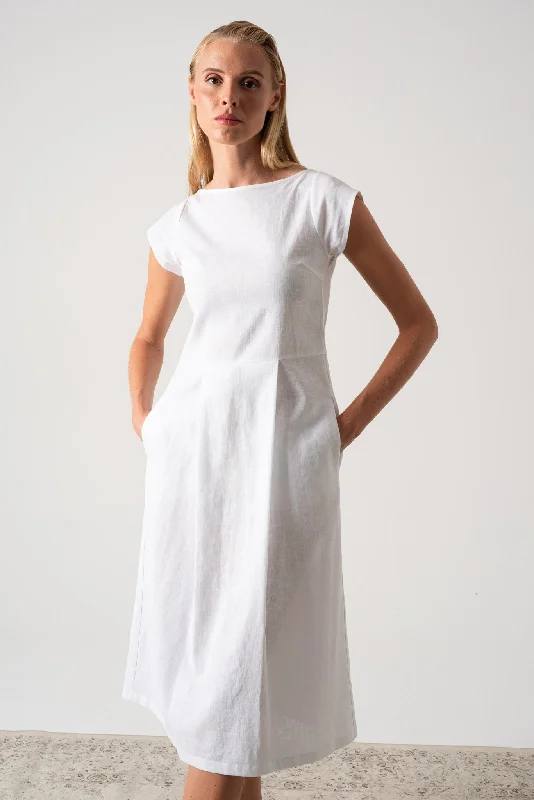 Viana Dress White