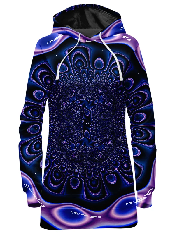 Vivid Warp Hoodie Dress