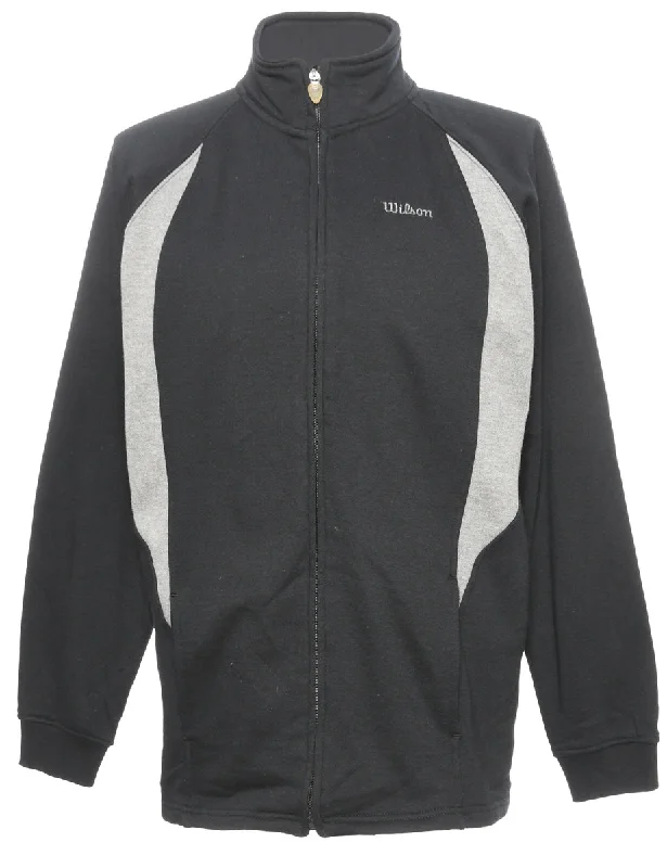 Wilson Black & Grey Track Top - M