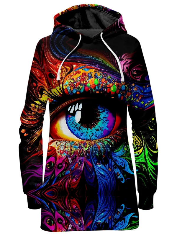 Window to the Soul Hoodie Dress