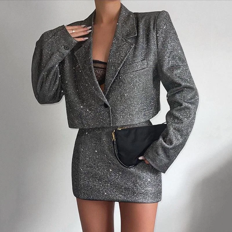 MAXIME High-waisted Skirt Suit