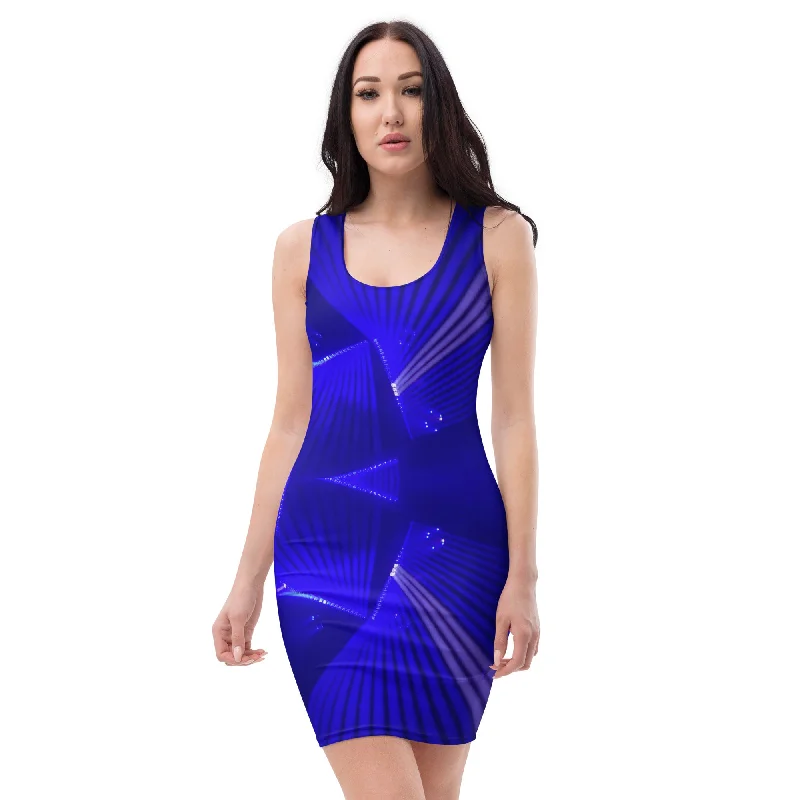 Low and Solid Bodycon Dress